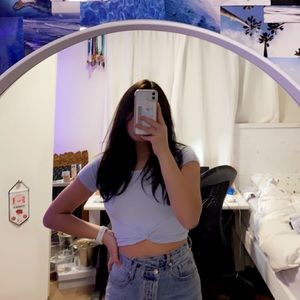 short sleeve with twist